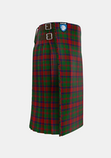 Traditional_Carrick_Tartan_kilt_1389_right_image_with_pleated_design_and_adjustable_buckles_for_men