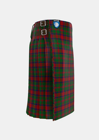 Traditional_Carrick_Tartan_kilt_1389_right_image_with_pleated_design_and_adjustable_buckles_for_men
