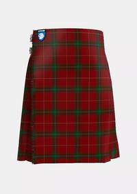 Traditional_Carruthers_Tartan_11700_kilt_front_image_with_pleated_design_and_adjustable_buckles_for_men