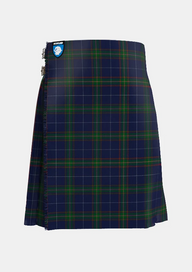 Traditional_Carruthers__George_Tartan_kilt_11699_front_image_with_pleated_design_and_adjustable_buckles_for_men