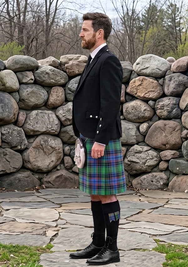 Traditional_Cascade_Summers_Tartan_2195_Kilt_and_Argyle_Jacket_Kilt_Outfit_left_image