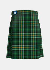 Traditional_Celtic_Tartan_kilt_front_image_with_pleated_design_and_adjustable_buckles_for_men