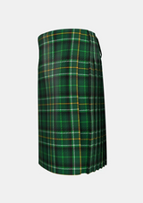 Traditional_Celtic_Tartan_kilt_left_image_with_pleated_design_and_adjustable_buckles_for_men