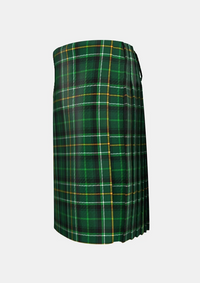 Traditional_Celtic_Tartan_kilt_left_image_with_pleated_design_and_adjustable_buckles_for_men