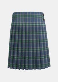 Traditional_Chambers_Bay_Tartan_kilt_back_image_with_pleated_design_and_adjustable_buckles_for_men