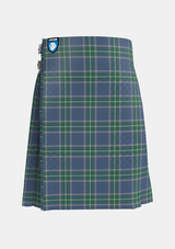 Traditional_Chambers_Bay_Tartan_kilt_front_image_with_pleated_design_and_adjustable_buckles_for_men