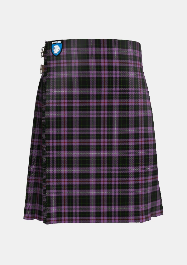 Traditional_Chapman_Tartan_kilt_front_image_with_pleated_design_and_adjustable_buckles_for_men
