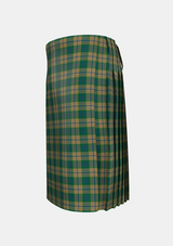 Traditional_Chisholm_Colonial_Tartan_7791_kilt_left_image_with_pleated_design_and_adjustable_buckles_for_men