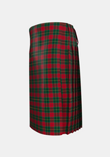 Traditional_Christmas_tartan_left_image_with_pleated_design_and_adjustable_buckles_for_men