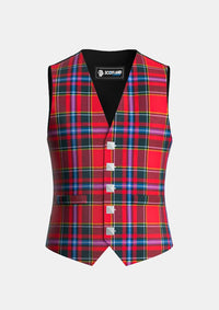 Traditional_Clan_Drummond_tartan_Waistcoat_front_image