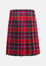 Traditional_Clan_Drummond_tartan_kilt_back_image_with_pleated_design_and_adjustable_buckles_for_men