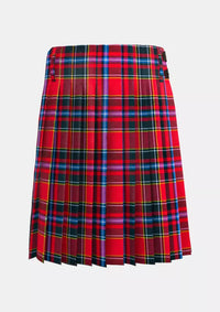 Traditional_Clan_Drummond_tartan_kilt_back_image_with_pleated_design_and_adjustable_buckles_for_men