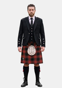 Traditional_Clan_Firefighter_Tartan_Kilt_and_Argyle_Jacket_Kilt_Outfits_front_image