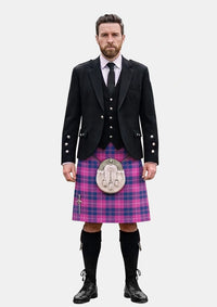 Traditional_Clan_Glencoe_Tartan_Kilt_and_Argyle_Jacket_Kilt_Outfits_front_image