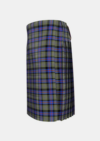 Traditional_Clan_Logan_Society_International_Tartan_14067_kilt_left_image_with_pleated_design_and_adjustable_buckles_for_men