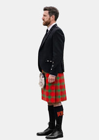 Traditional_Clan_MacQuarrie_Tartan_Kilt_and_Argyle_Jacket_Kilt_Outfits_left_image