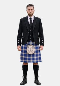 Traditional_Clan_Strathclyde_Tartan_Kilt_and_Argyle_Jacket_Kilt_Outfits_front_image