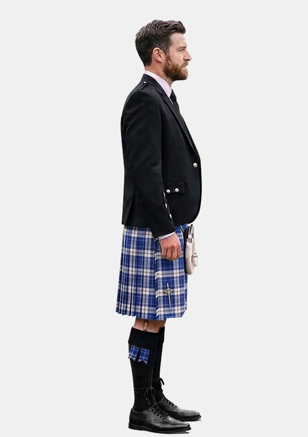 Traditional_Clan_Strathclyde_Tartan_Kilt_and_Argyle_Jacket_Kilt_Outfits_right_image