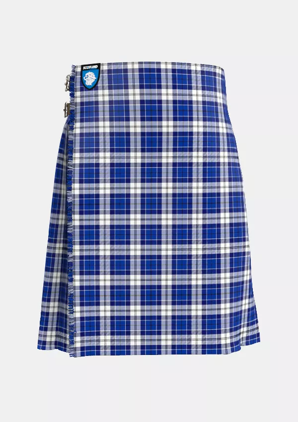 Traditional_Clan_Strathclyde_Tartan_kilt_front_image_with_pleated_design_and_adjustable_buckles_for_men