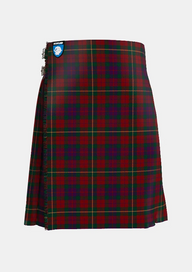 Traditional_Clare__County_Tartan_kilt_front_image_with_pleated_design_and_adjustable_buckles_for_men