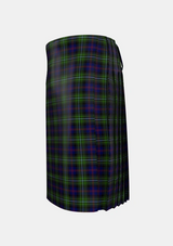 Traditional_Clark_of_Ulva_Tartan_246_kilt_left_image_with_pleated_design_and_adjustable_buckles_for_men