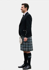 Traditional_Clarke_Ancient_tartan_633_Kilt_and_Argyle_Jacket_Kilt_Outfits_left_image