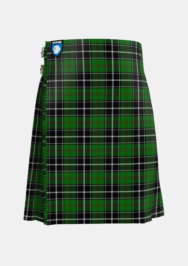 Traditional_Cleghorn_Personal_Tartan_4144_kilt_front_image_with_pleated_design_and_adjustable_buckles_for_men