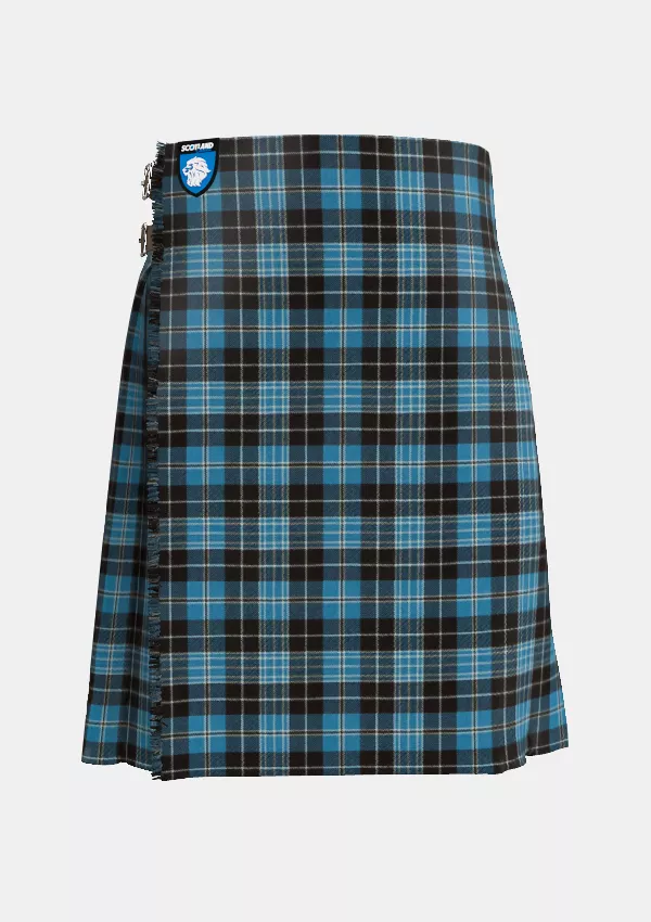 Traditional_Clergy_Ancient_Tartan_kilt_front_image_with_pleated_design_and_adjustable_buckles_for_men