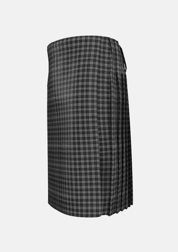 Traditional_Clergy_Breacan_nan_Clearach_Tartan_1312_kilt_left_image_with_pleated_design_and_adjustable_buckles_for_men