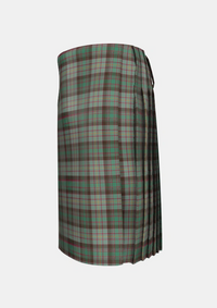 Traditional_Cochrane_Hunting_Tartan_11165_kilt_left_image_with_pleated_design_and_adjustable_buckles_for_men