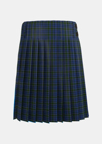 Traditional_Cockburn_Blue_Tartan_330_kilt_back_image_with_pleated_design_and_adjustable_buckles_for_men