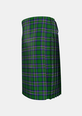 Traditional_Cockburn_Old_Pattern_Tartan_1578_kilt_left_image_with_pleated_design_and_adjustable_buckles_for_men