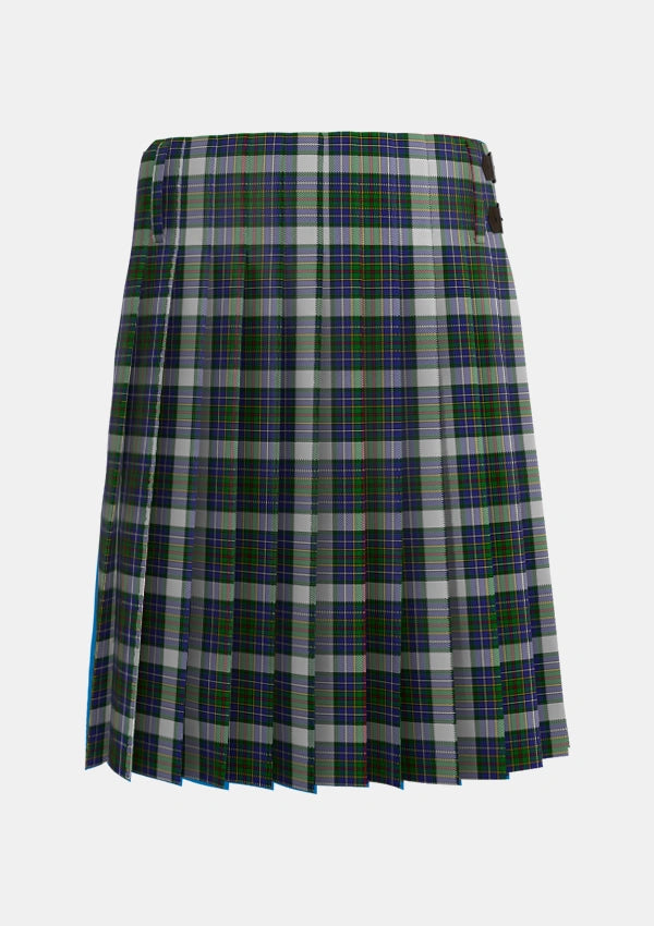Traditional_Cockburn_of_Ormiston_Dress_Tartan_1579_kilt_back_image_with_pleated_design_and_adjustable_buckles_for_men