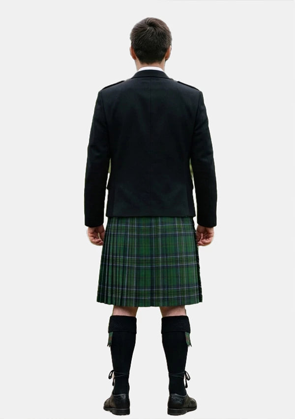 Traditional_Cockburn_tartan_4548_Kilt_and_Argyle_Jacket_Kilt_Outfits_back_image