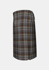 Traditional_Collier__Francis_Tartan_kilt_left_image_with_pleated_design_and_adjustable_buckles_for_men