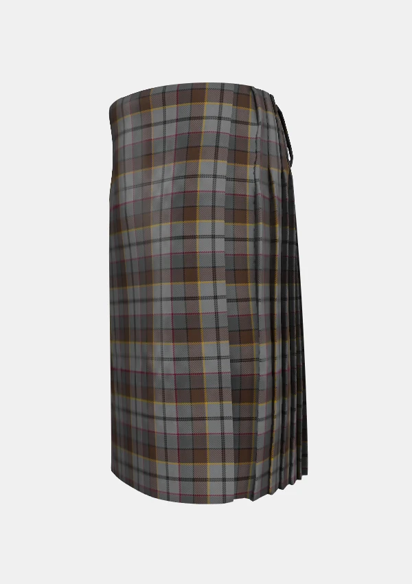 Traditional_Collier__Francis_Tartan_kilt_left_image_with_pleated_design_and_adjustable_buckles_for_men