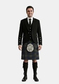 Traditional_Colquhoun_tartan_Kilt_and_Argyle_Jacket_Kilt_Outfits_front_image