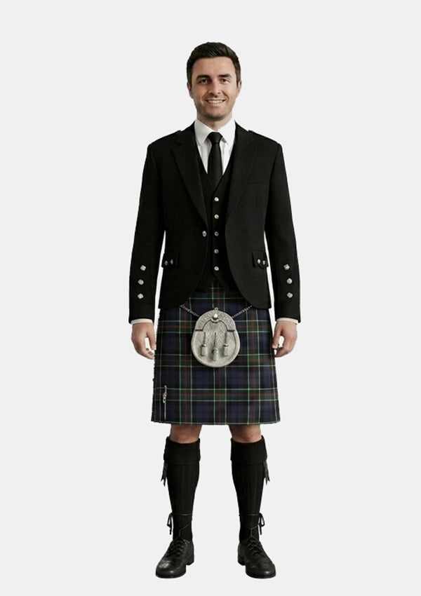 Traditional_Colquhoun_tartan_Kilt_and_Argyle_Jacket_Kilt_Outfits_front_image