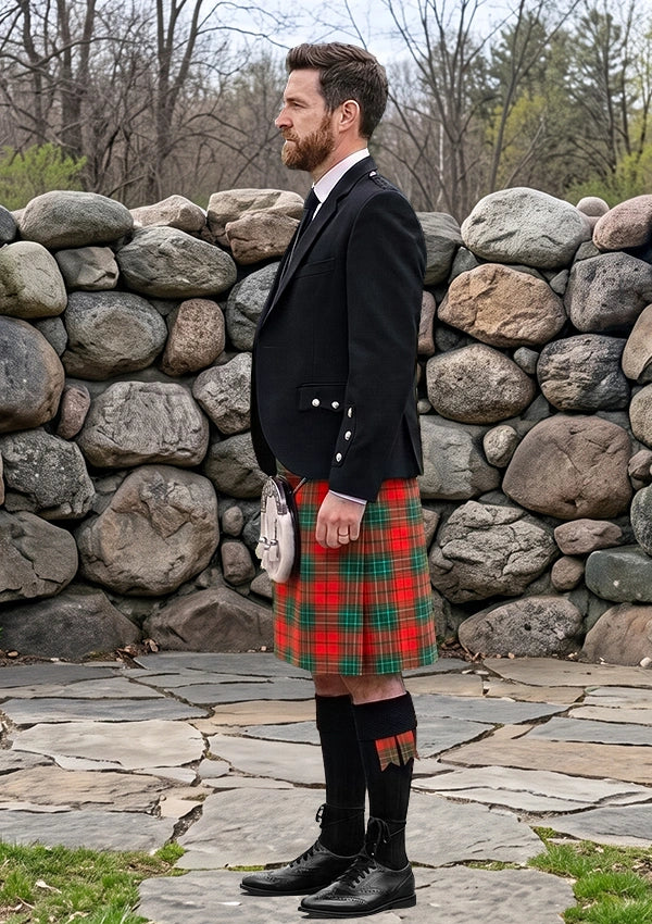 Traditional_Comyn_Ancient_Tartan_Kilt_and_Argyle_Jacket_Kilt_Outfit_left_image