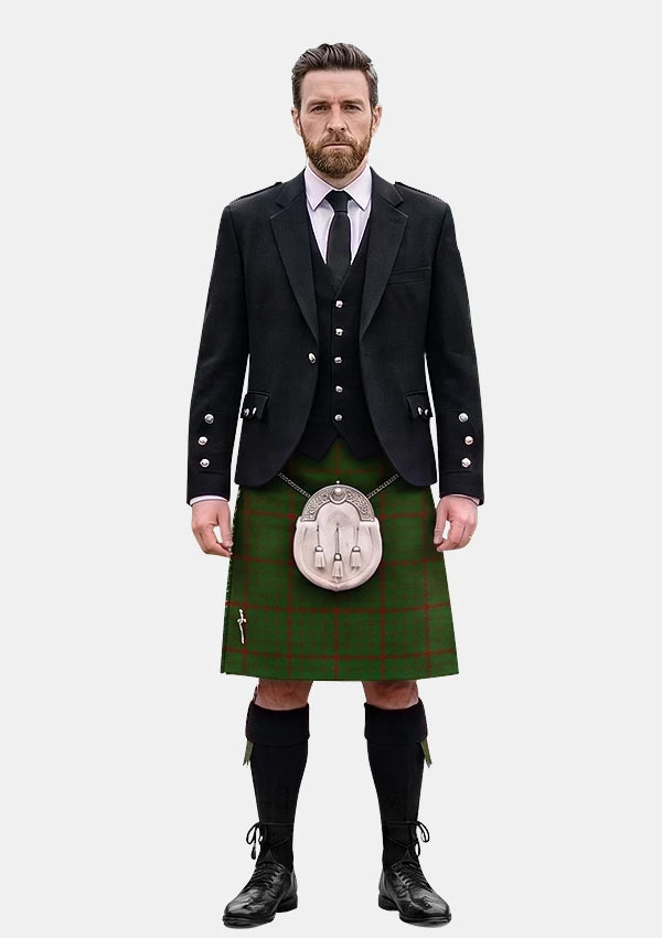 Traditional_Connell_Tartan_3066_Kilt_and_Argyle_Jacket_Kilt_Outfits_front_image