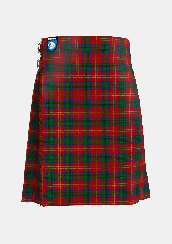 Traditional_Connolly_Dress_Tartan_kilt_7356_front_image_with_pleated_design_and_adjustable_buckles_for_men