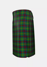 Traditional_Connolly_Hunting_Tartan_kilt_left_image_with_pleated_design_and_adjustable_buckles_for_men