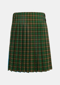 Traditional_Corcoran_of_Sherbrooke_Personal_Tartan_4584_kilt_back_image_with_pleated_design_and_adjustable_buckles_for_men