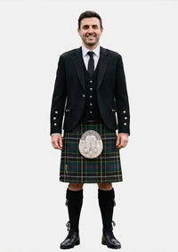 Traditional_Cornish_Hunting_tartan_1568_Kilt_and_Argyle_Jacket_Kilt_Outfits_front_image