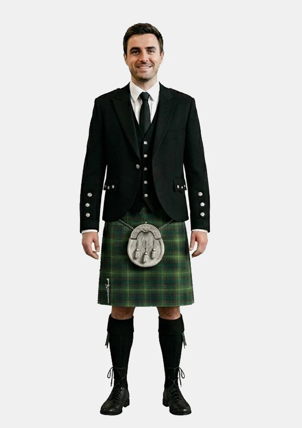 Traditional_County_Armagh_Tartan_Kilt_and_Argyle_Jacket_Kilt_Outfits_front_image