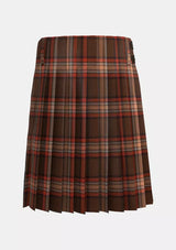 Traditional_County_Down_Tartan_kilt_back_image_with_pleated_design_and_adjustable_buckles_for_men