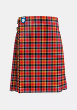 Traditional_County_Laois_Tartan_kilt_front_image_with_pleated_design_and_adjustable_buckles_for_men