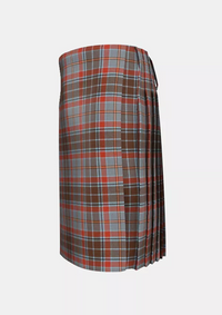 Traditional_County_Leitrim_Tartan_kilt_left_image_with_pleated_design_and_adjustable_buckles_for_men