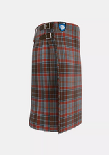 Traditional_County_Leitrim_Tartan_kilt_right_image_with_pleated_design_and_adjustable_buckles_for_men