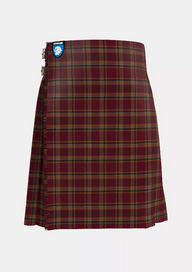 Traditional_County_Tyrone_Tartan_kilt_front_image_with_pleated_design_and_adjustable_buckles_for_men